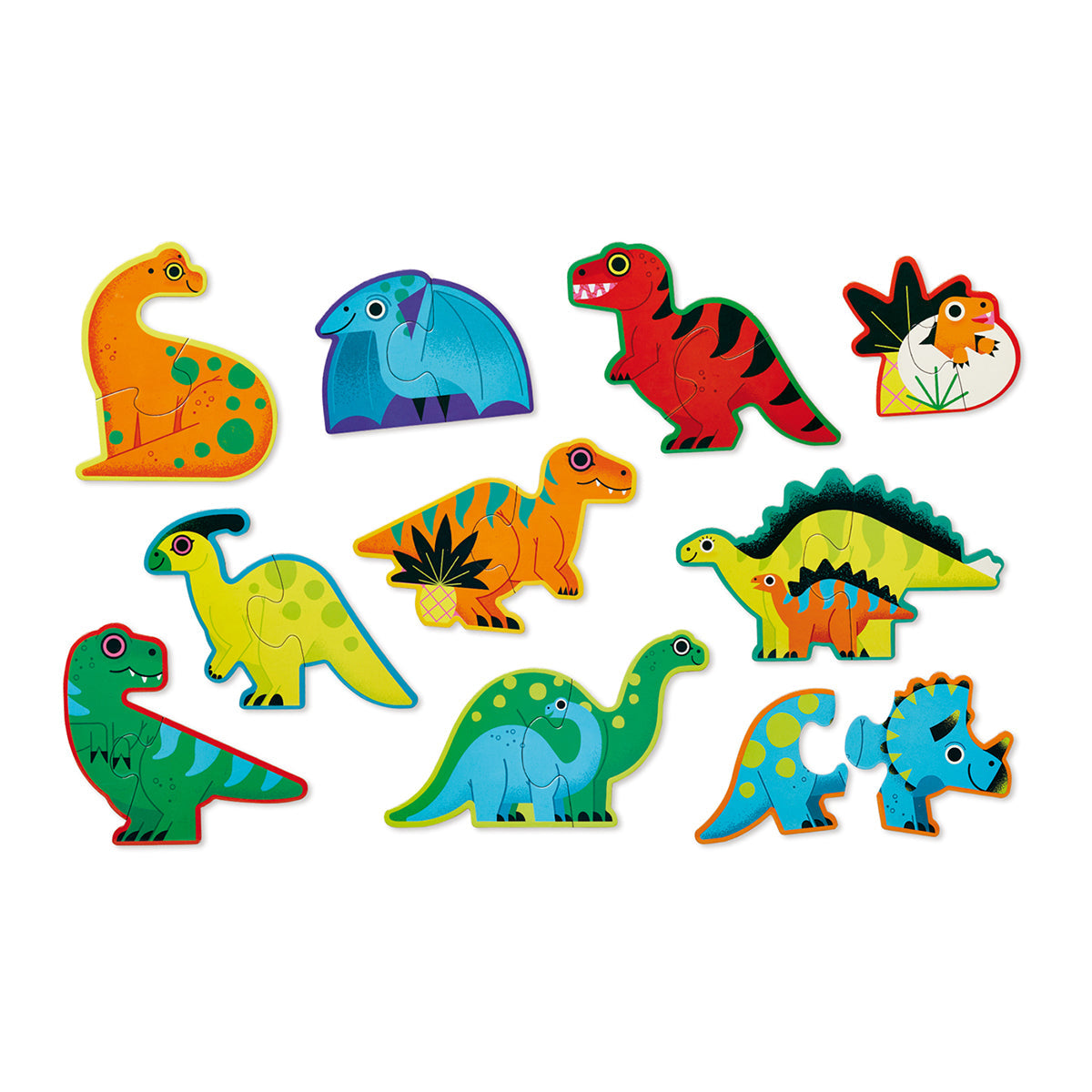 Let's Begin 2-Piece Puzzle Dinosaur | Crocodile Creek