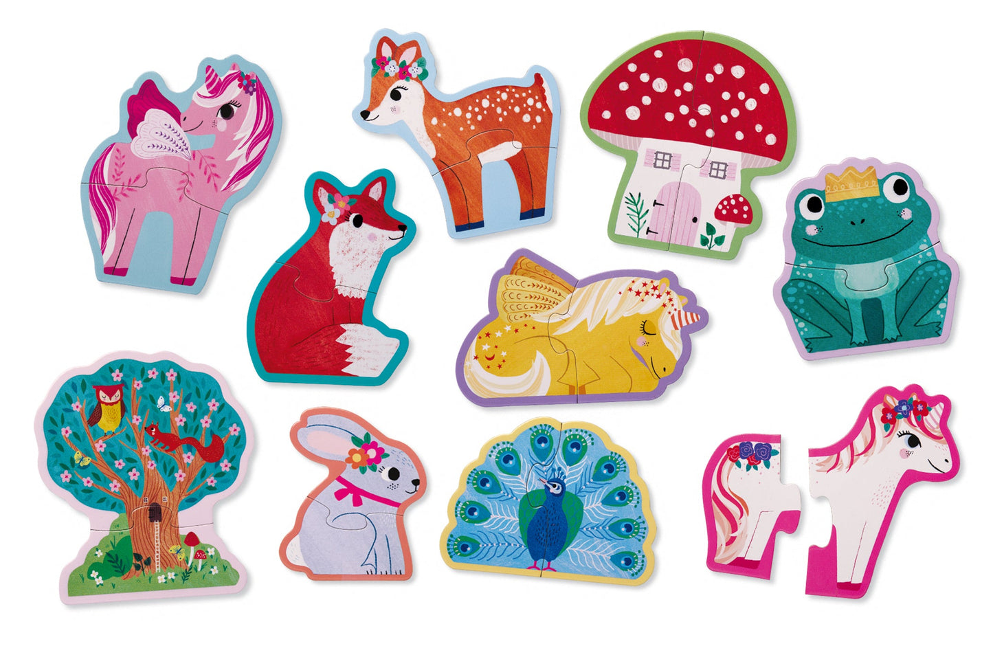 Let's Begin 2-Piece Puzzle Unicorn | Crocodile Creek