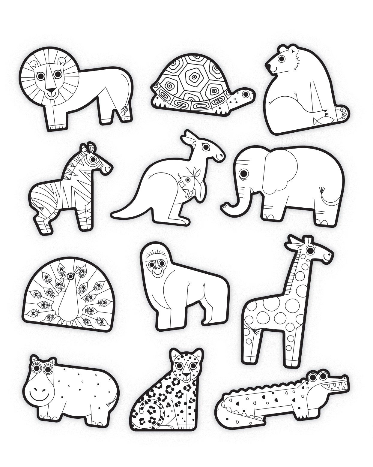 Coloring Stickers | Animal