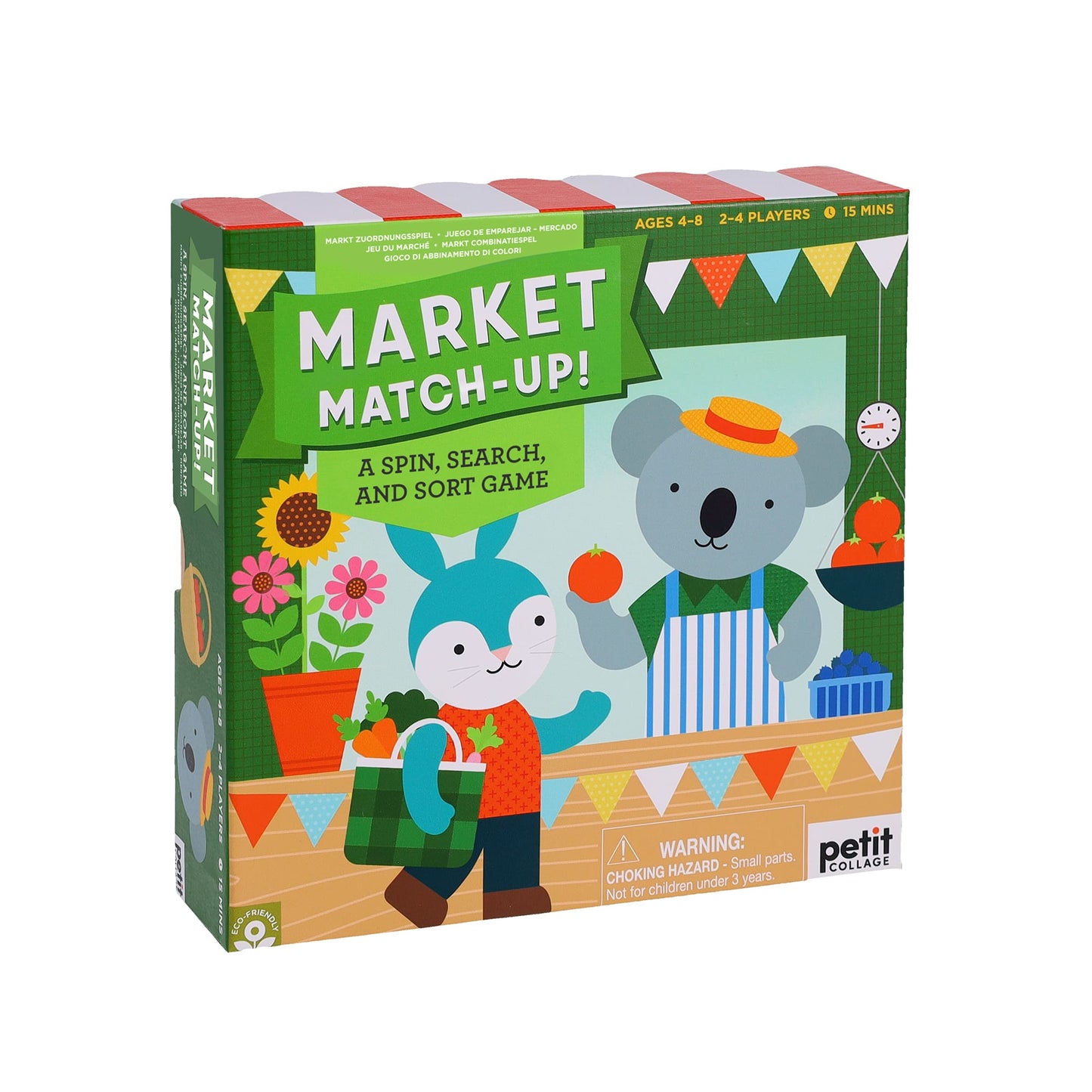 Market Match-Up: A Spin, Search, and Sort Game