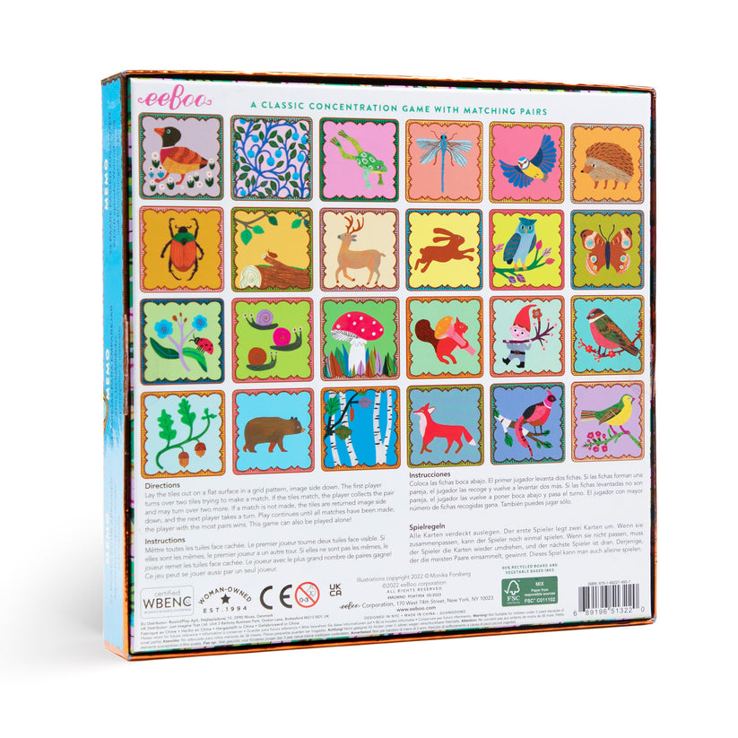 Woodland | Memory & Matching Game