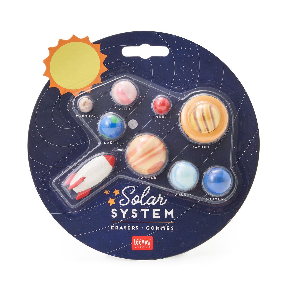 Solar System Eraser Set