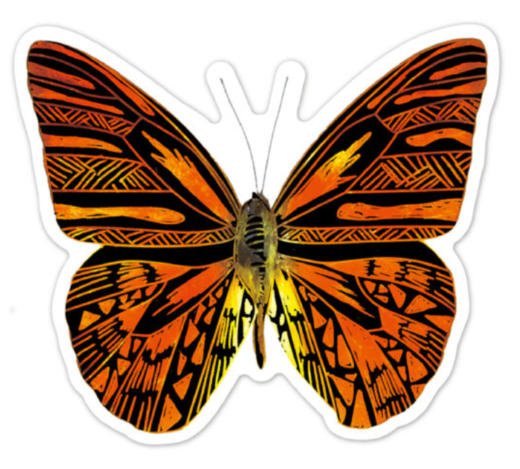 Scratch Stickers | Butterfly