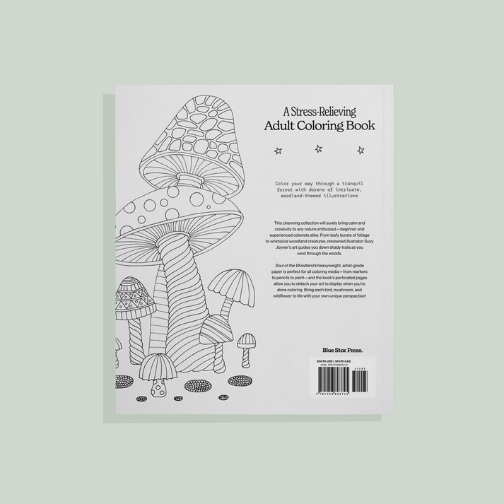 Soul of the Woodland | A Stress-Relieving Colouring Book
