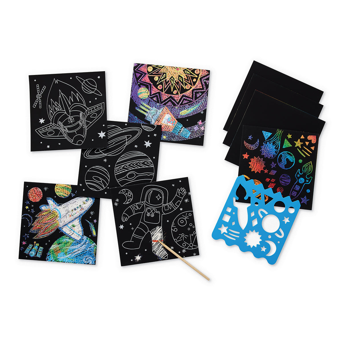 Sparkle Scratch Art | Galaxy