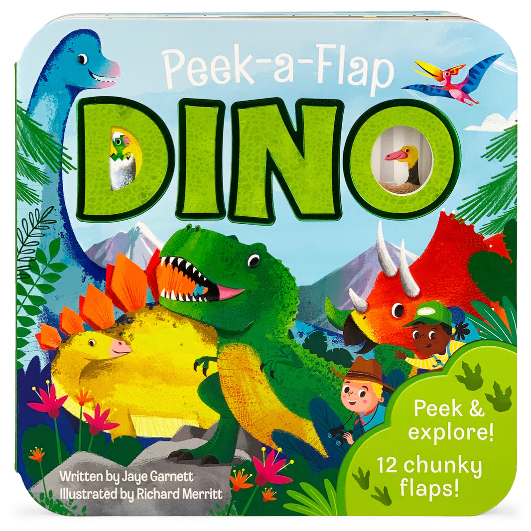 Peek a Flap Dino Board Book