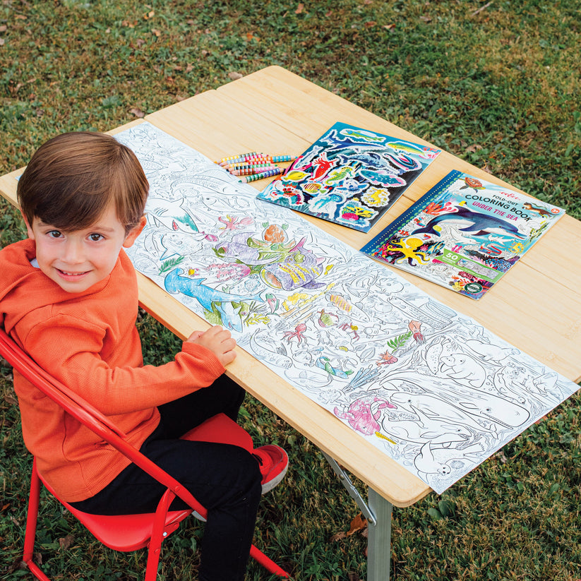 Fold-Out Colouring Book | Under the Sea