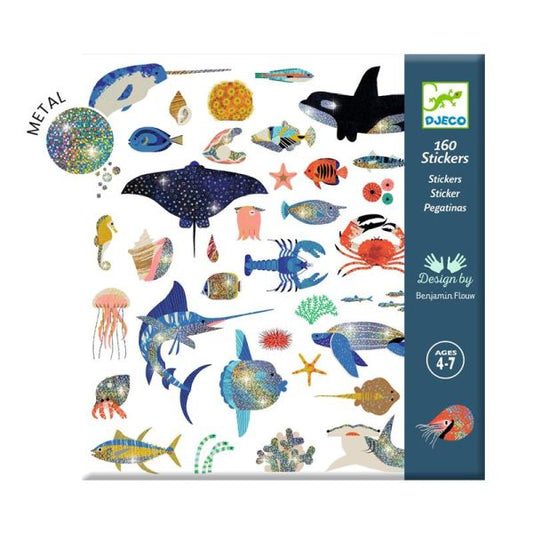 Ocean | Metallic Stickers