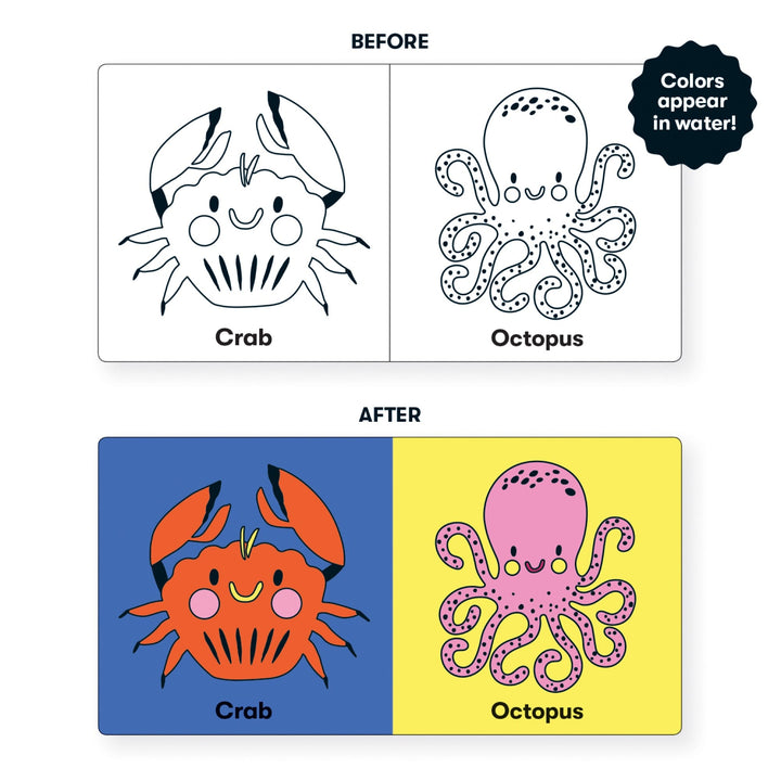 Color the Ocean Bath Book