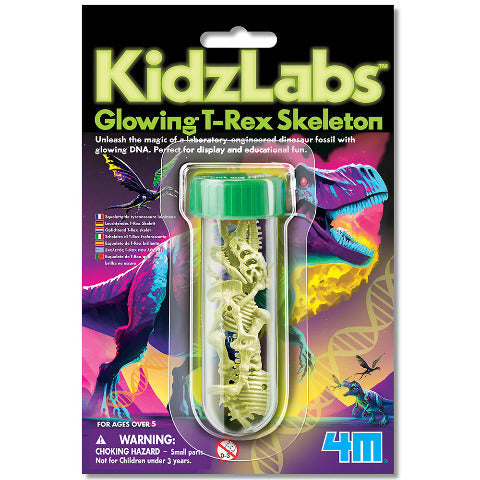 Glowing T-Rex Skeleton | KidzLabs