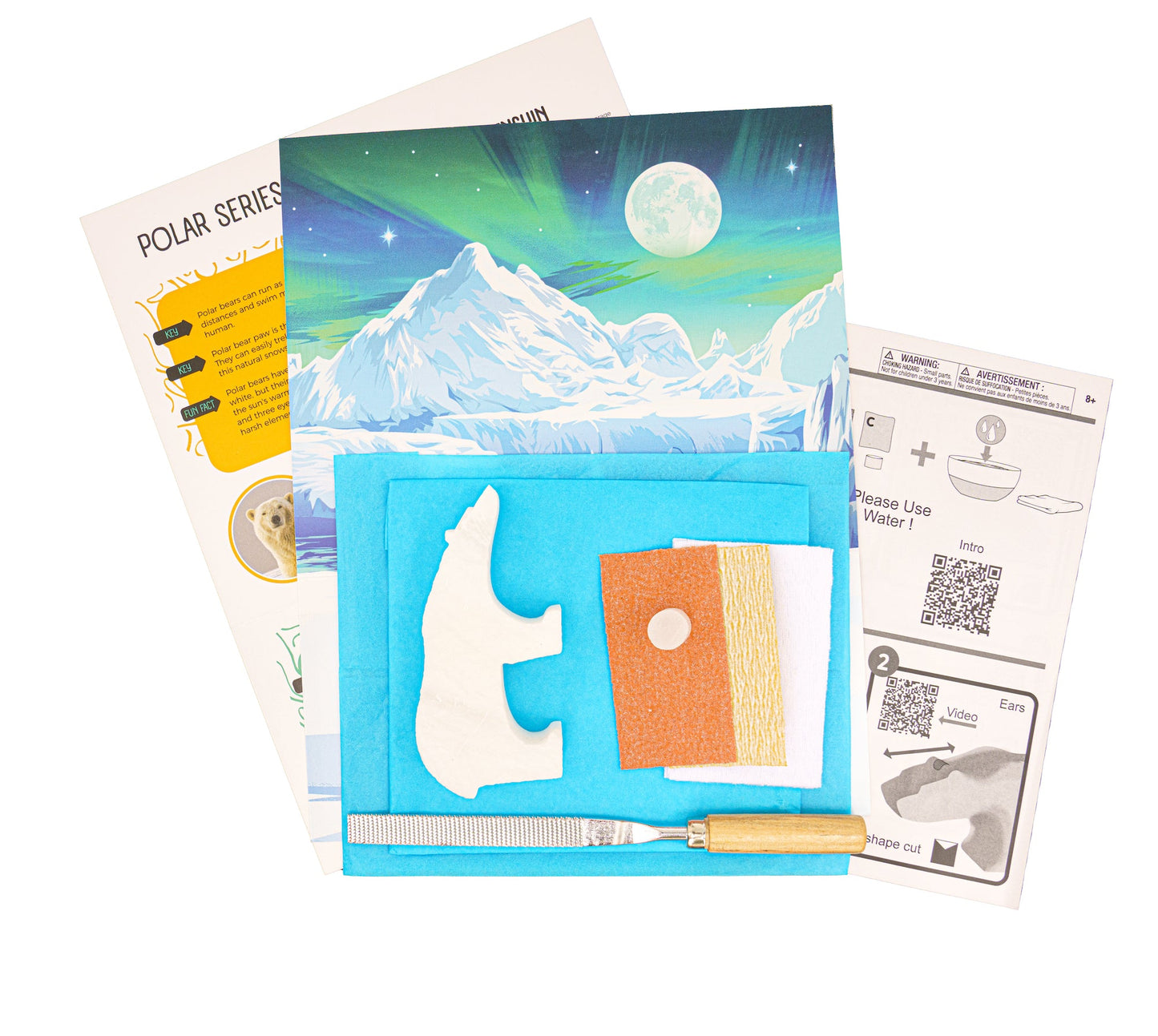 Polar Bear | Alabaster Carving Kit