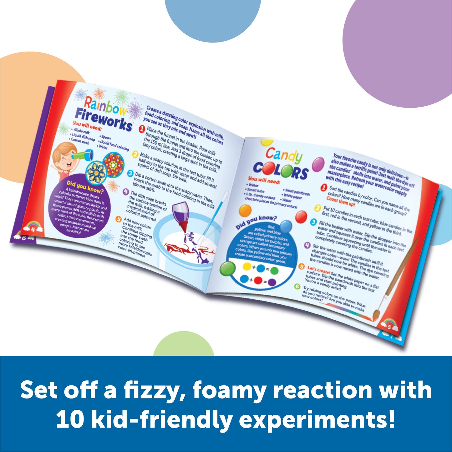 Fizzy Volcano Preschool Science Lab