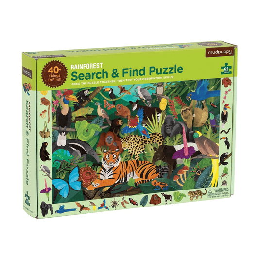 Rainforest 64 Piece Search & Find Puzzle