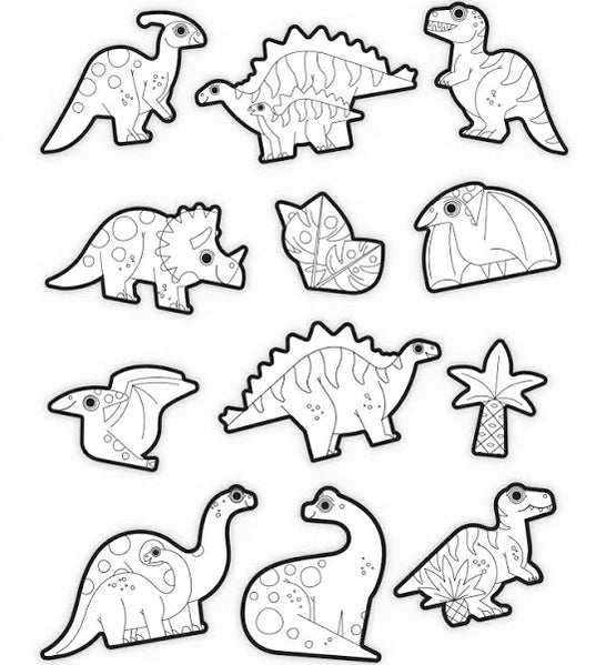 Coloring Stickers | Dinosaur